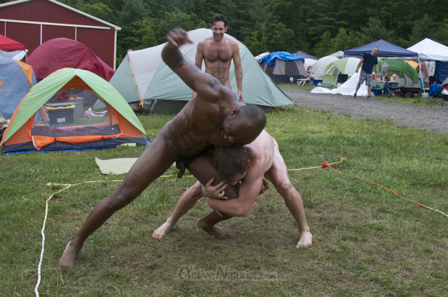 naturist wrestling 0075 FreeForm Festival, Pennsylvania, USA