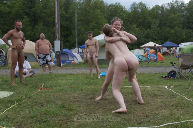 naturist wrestling 0139 FreeForm Festival, Pennsylvania, USA
